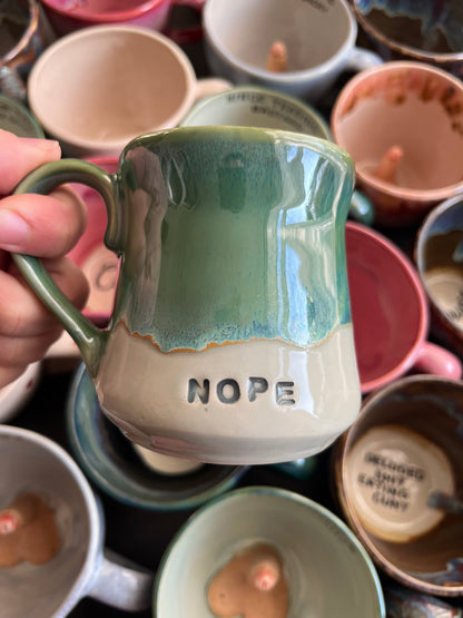 Handmade Sweary Miriam Mug  - NOPE