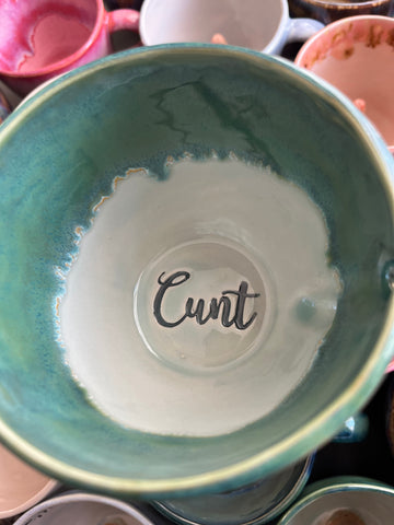 Handmade Sweary Jumbo Janice Mug  - CUNT