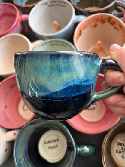 Handmade Galaxy Sausage Surprise Mug