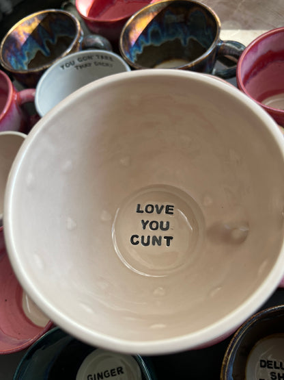 Special Edition Valentines Sweary Jumbo Mug  - LOVE YOU CUNT