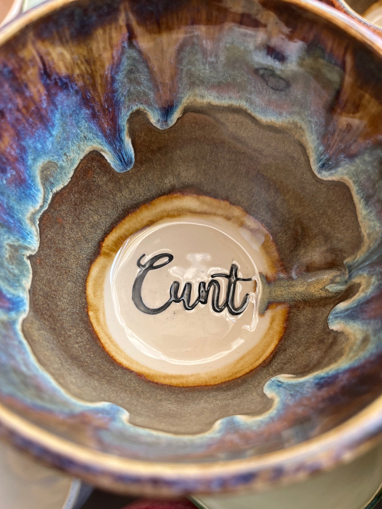 Handmade Sweary Jumbo Janice Mug  - CUNT