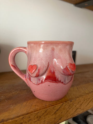 SECONDS - Special Edition Valentines Pink Boob Mug