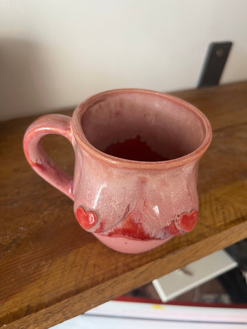 SECONDS - Special Edition Valentines Pink Boob Mug