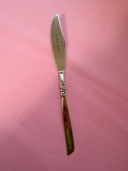 Hand Stamped Butter Knife