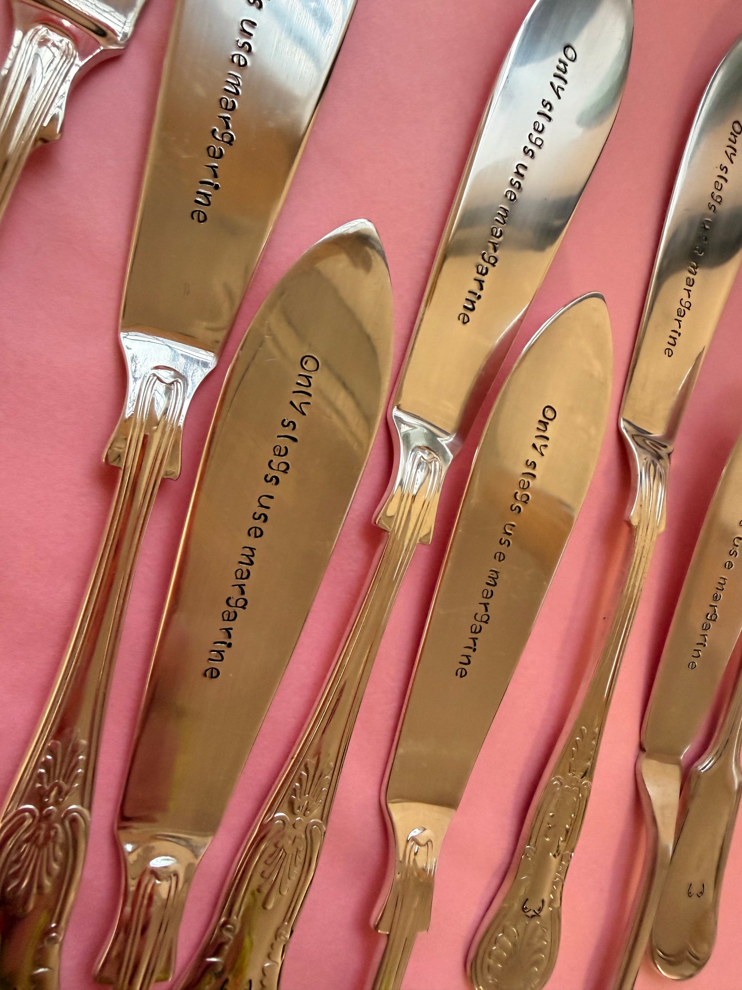 Hand Stamped Butter Knife