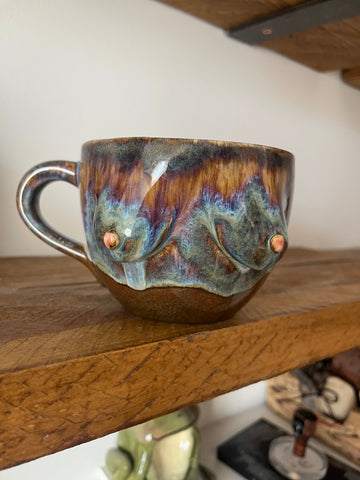 Handmade Lightning Jumbo Boob Mug