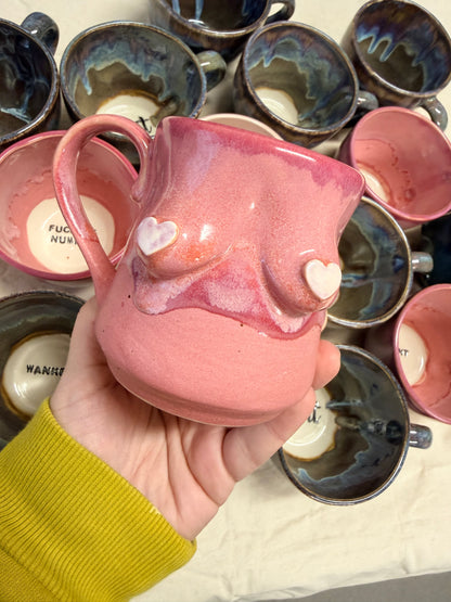 Special Edition Heart Nip Boob Mug
