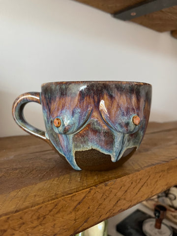 Handmade Lightning Jumbo Boob Mug