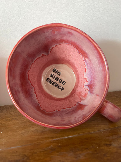 Handmade Sweary Jumbo Janice Mug  - BIG MINGE ENERGY