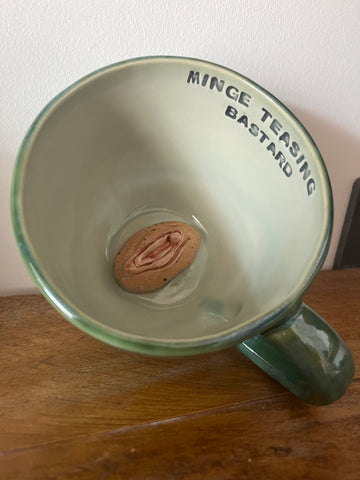 Handmade Minge Mug  - MINGE TEASING BASTARD