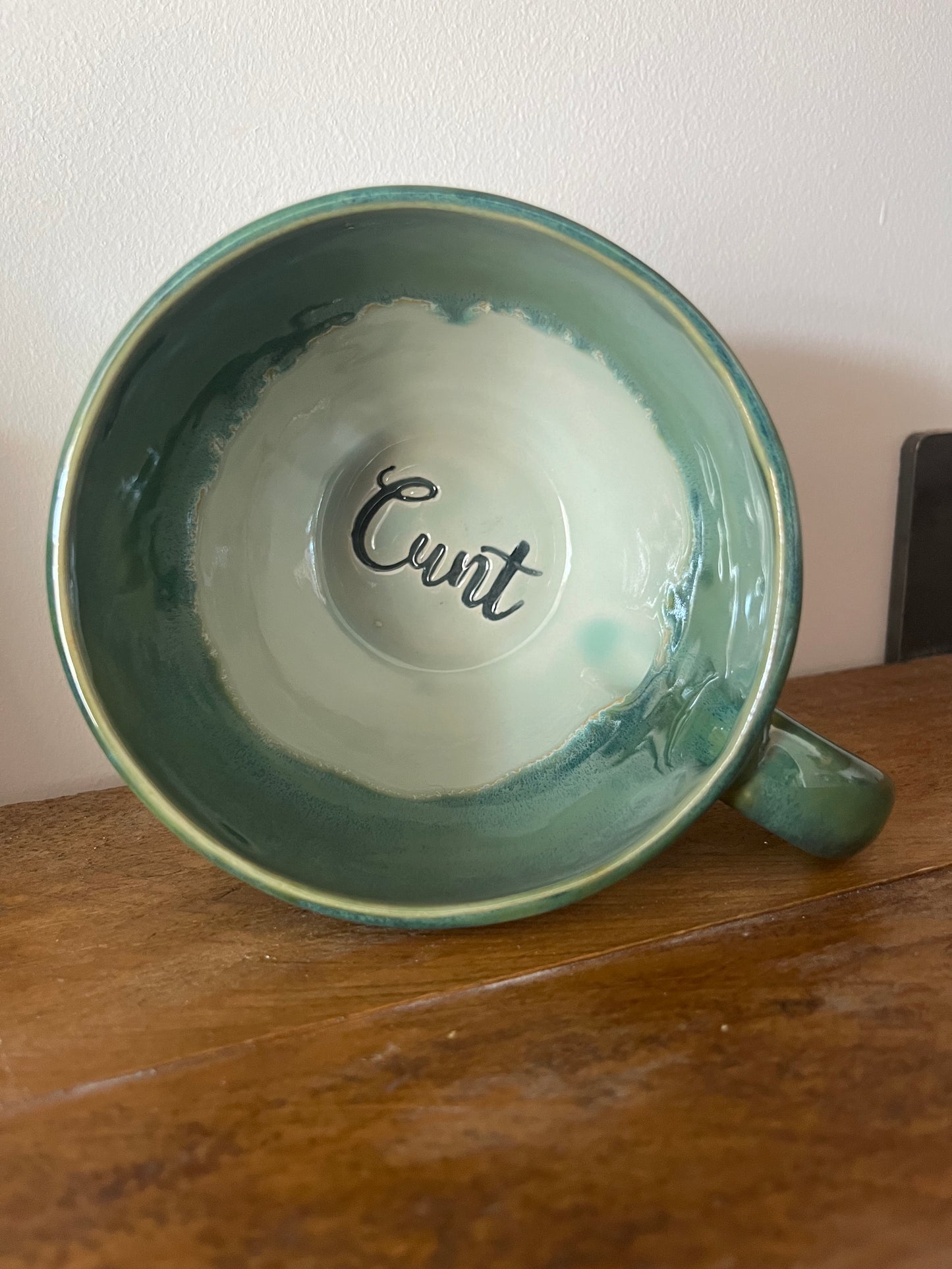 Handmade Sweary Jumbo Janice Mug  - CUNT