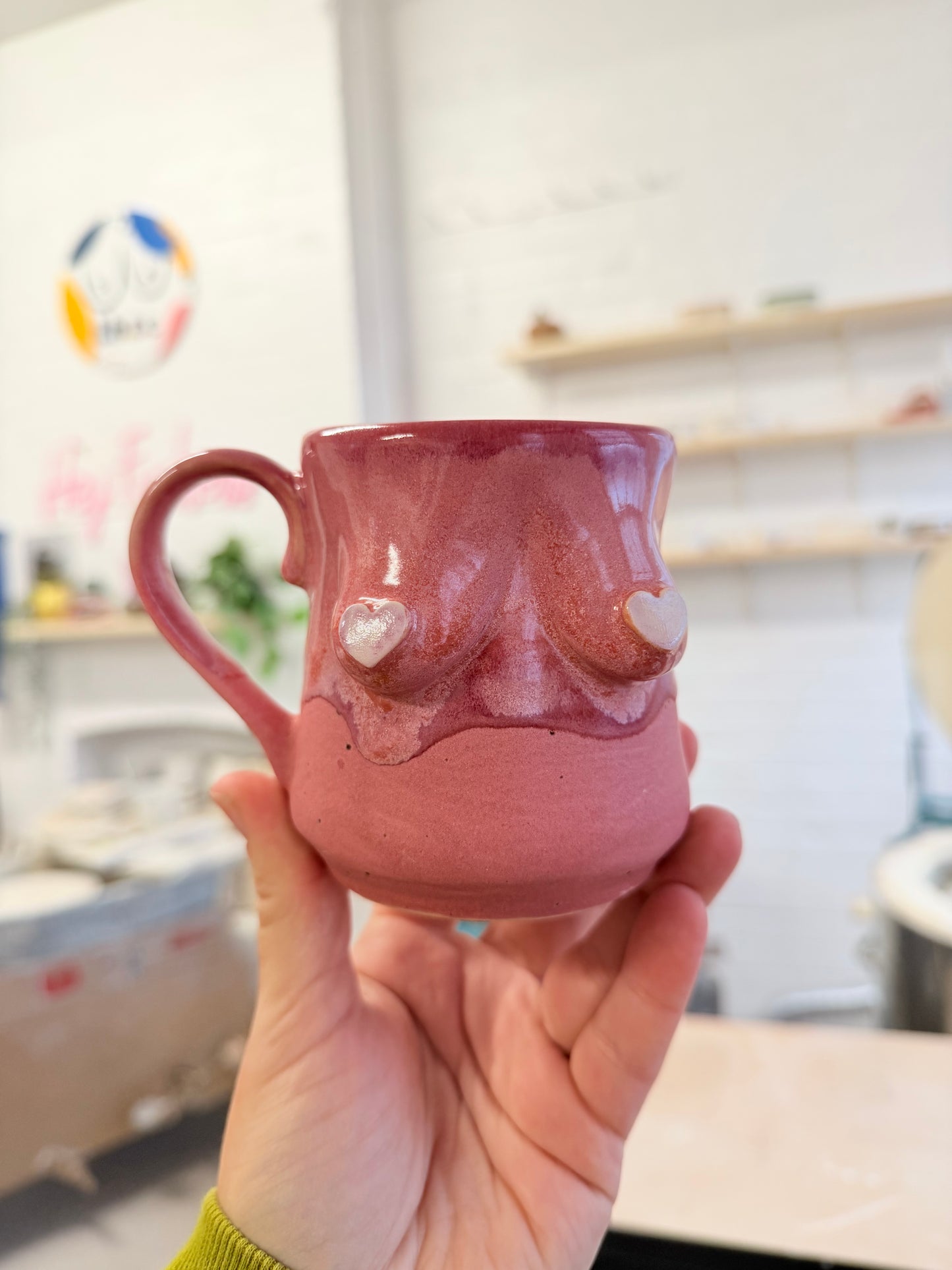 Special Edition Heart Nip Boob Mug