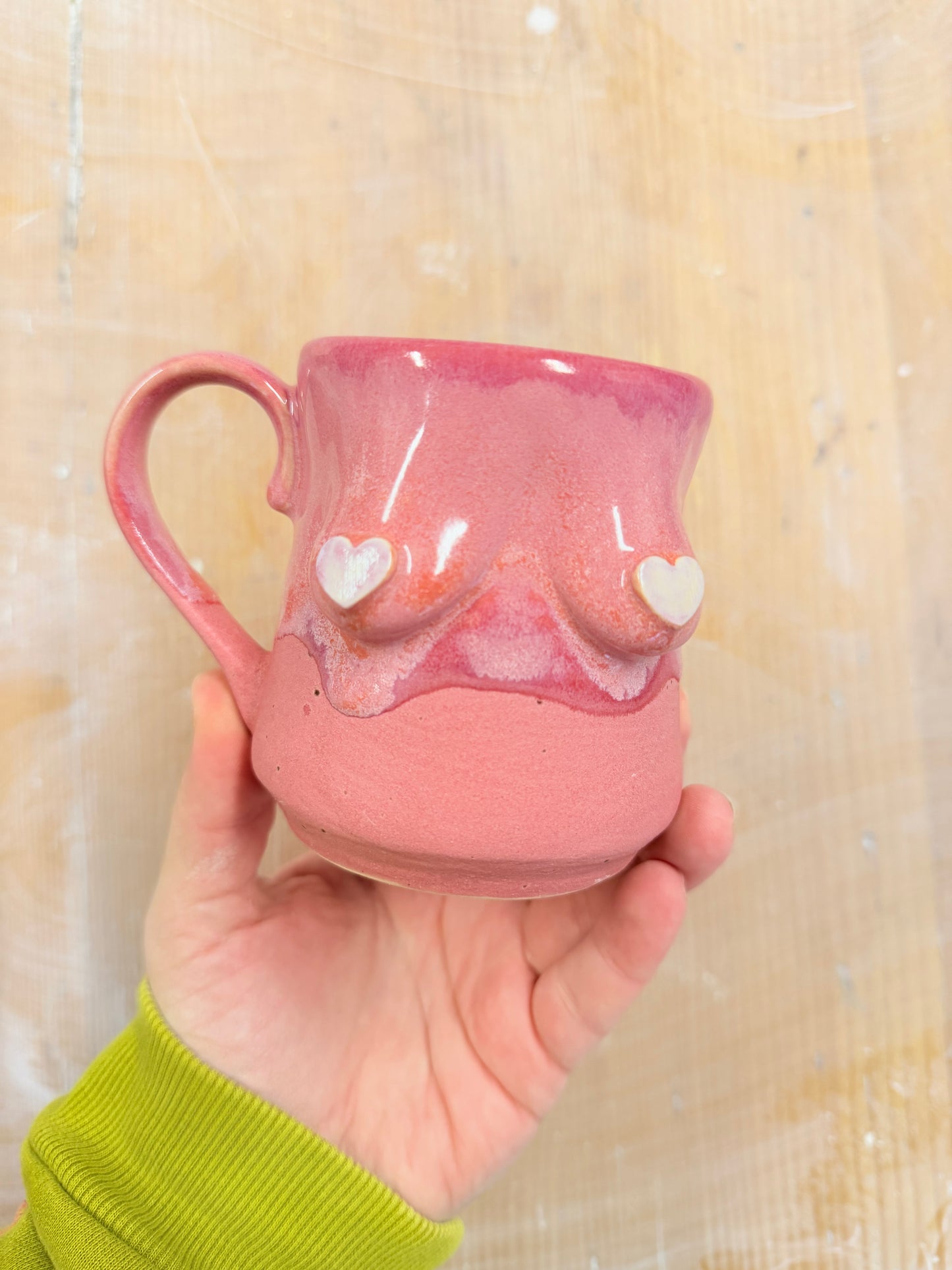 Special Edition Heart Nip Boob Mug