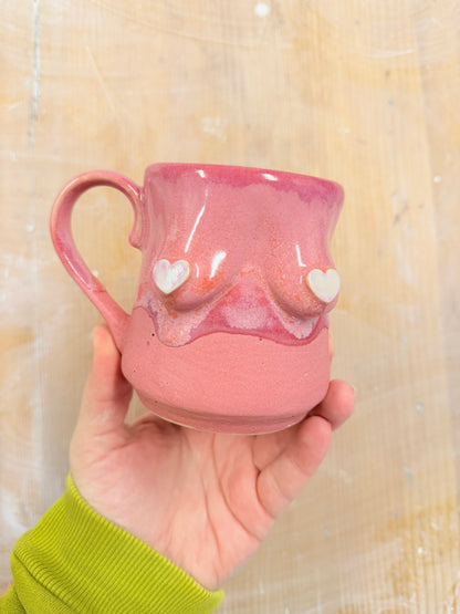 Special Edition Heart Nip Boob Mug