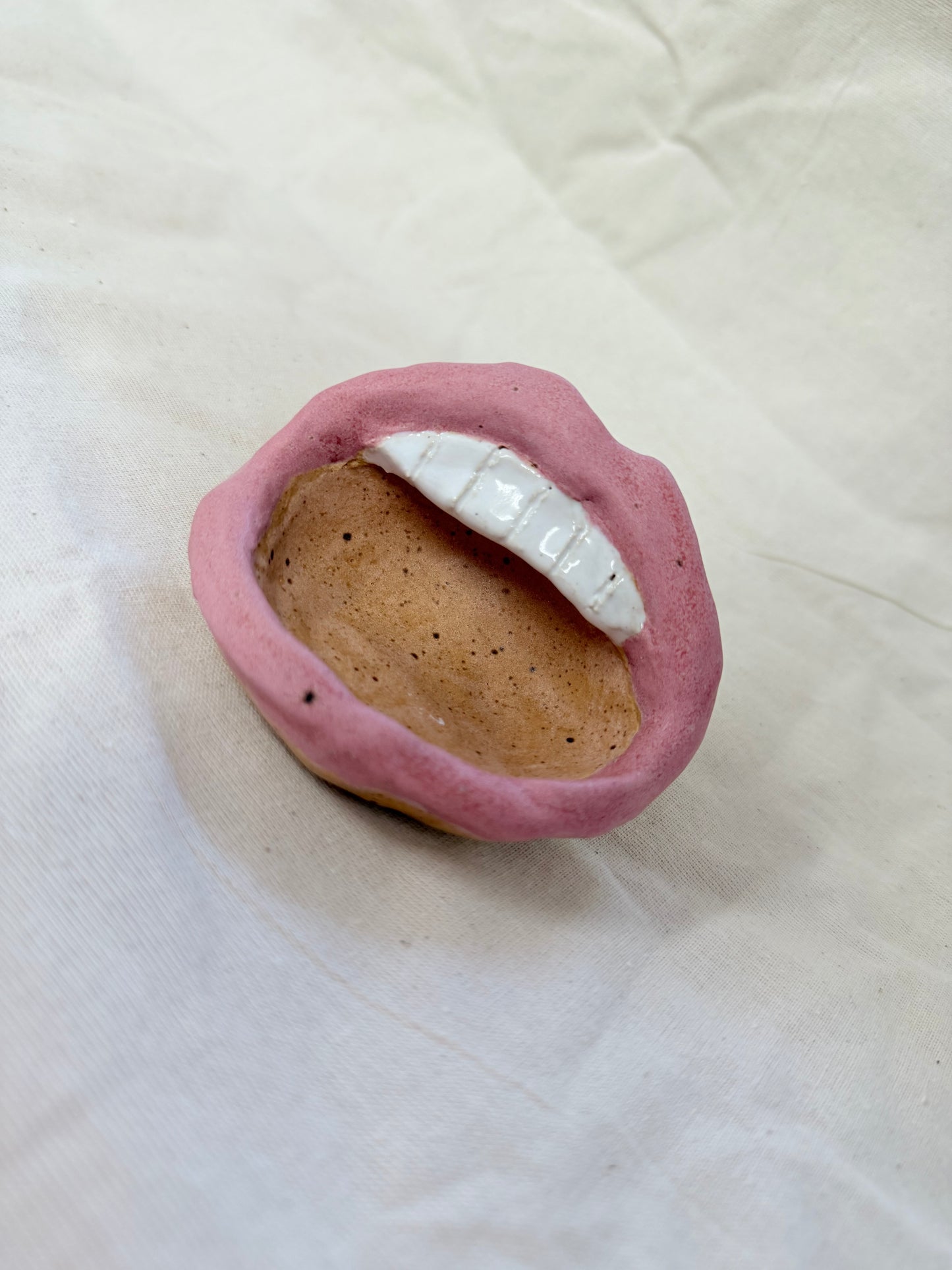 Hand Built Mouth Dish
