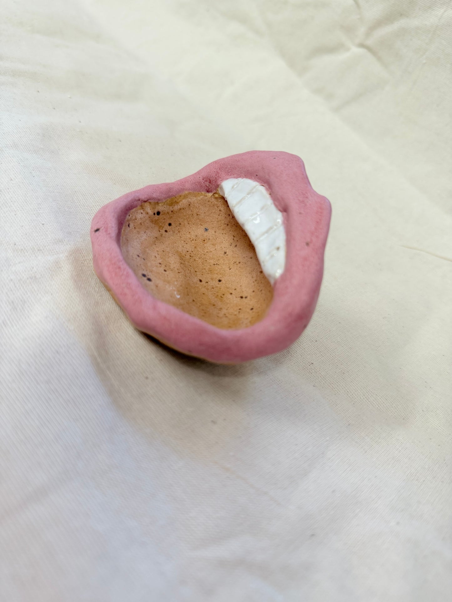 Hand Built Mouth Dish
