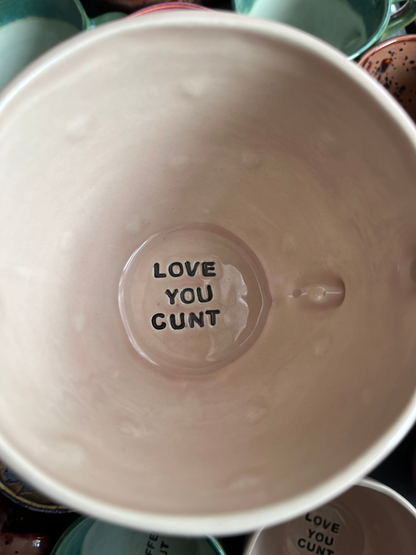 MADE TO ORDER Hearts Sweary Mug (8-9 weeks)