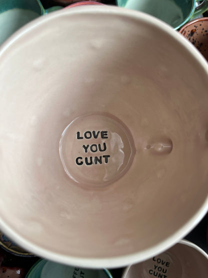 MADE TO ORDER Hearts Sweary Mug (8-9 weeks)