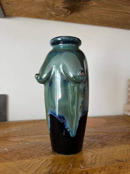 Small Handmade Galaxy Boob Vase