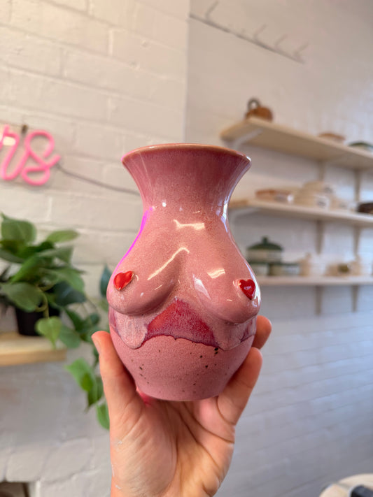 Handmade Curvy Boob Vase