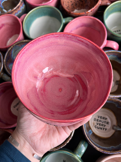Wheelthrown Sweary Bowl - SLAG