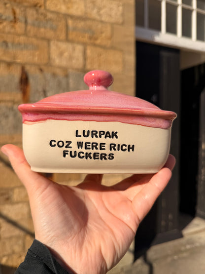 MADE TO ORDER Butter Dish  (10-12 weeks)