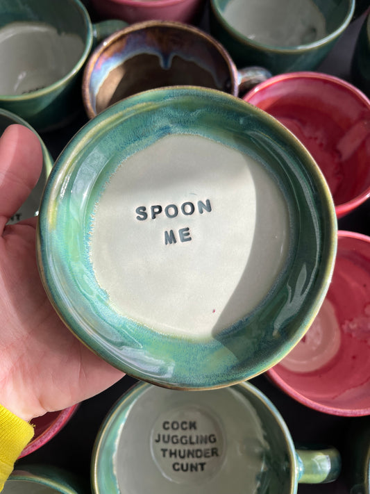Wheel Thrown Spoon Rest - SPOON ME