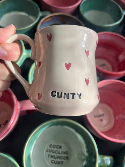 Handmade Sweary Miriam Mug  - CUNTY