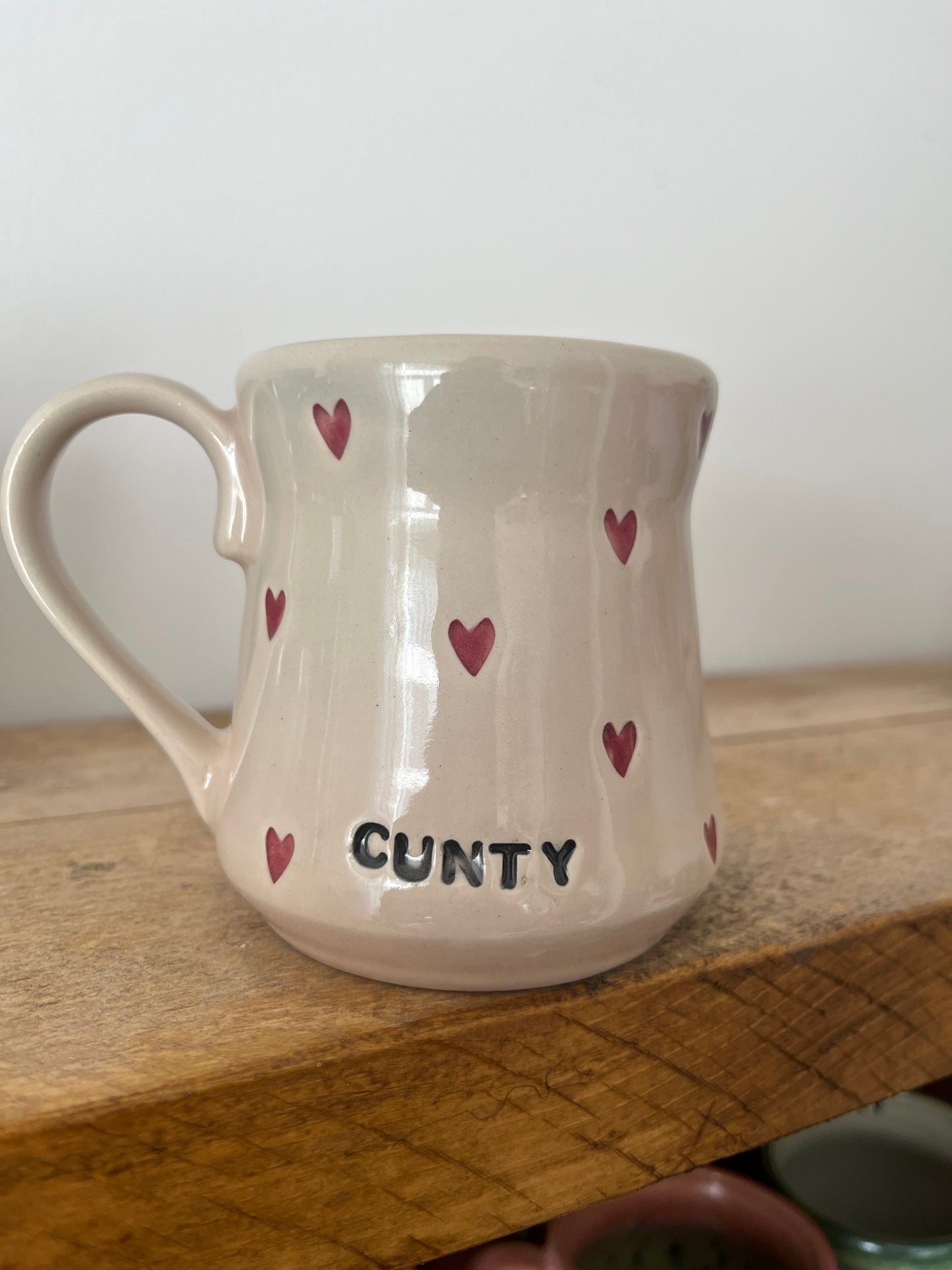 Handmade Sweary Miriam Mug  - CUNTY