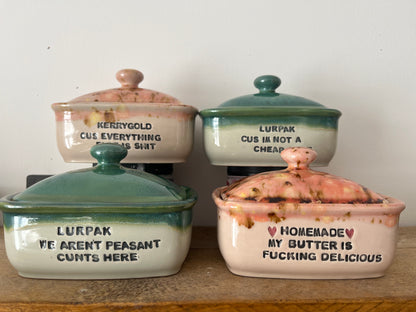 MADE TO ORDER Butter Dish  (8-9 weeks)