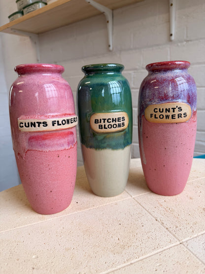 Studio Bitch Large Vases (Sweary and Boobie)