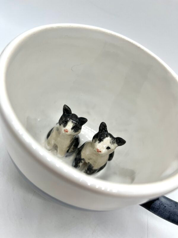 MADE TO ORDER Handmade Peekaboo Pet Mug (7-9 weeks)