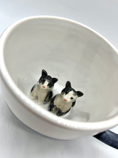 MADE TO ORDER Handmade Peekaboo Pet Mug (7-9 weeks)