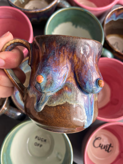 Handmade Miriam Boob Mug  - LIGHTNING