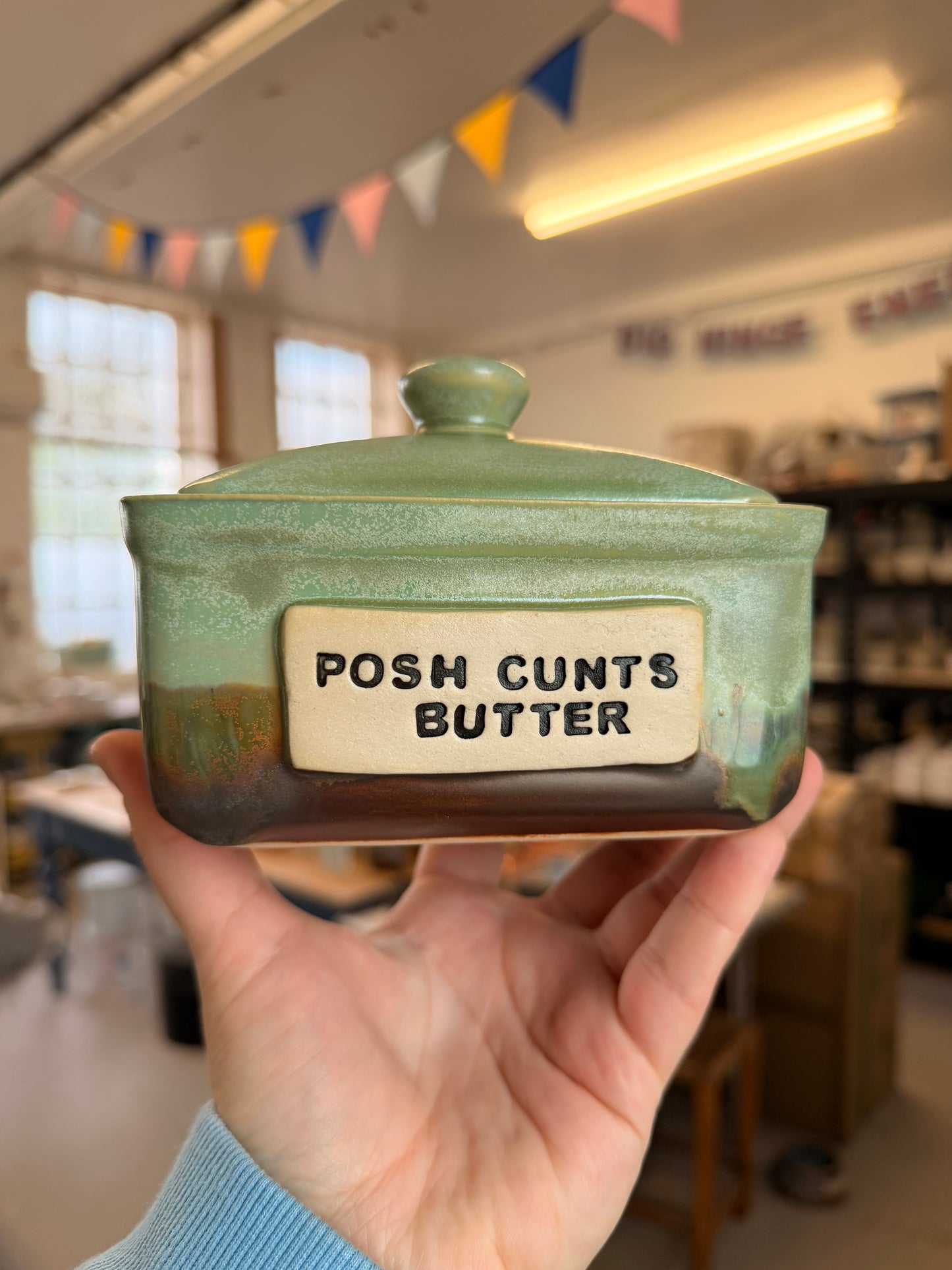 Studio Bitches Rustic Butter Dish - POSH CUNTS BUTTER