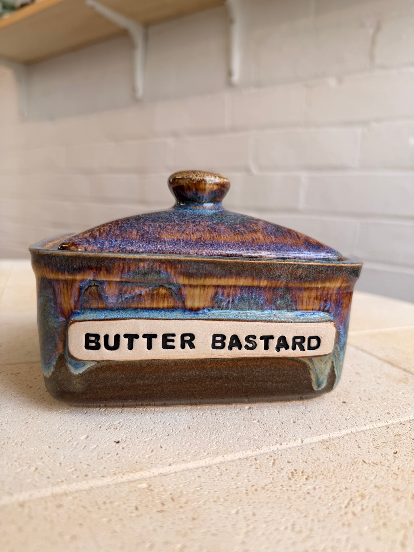 Studio Bitches Rustic Butter Dish - BUTTER BASTARD