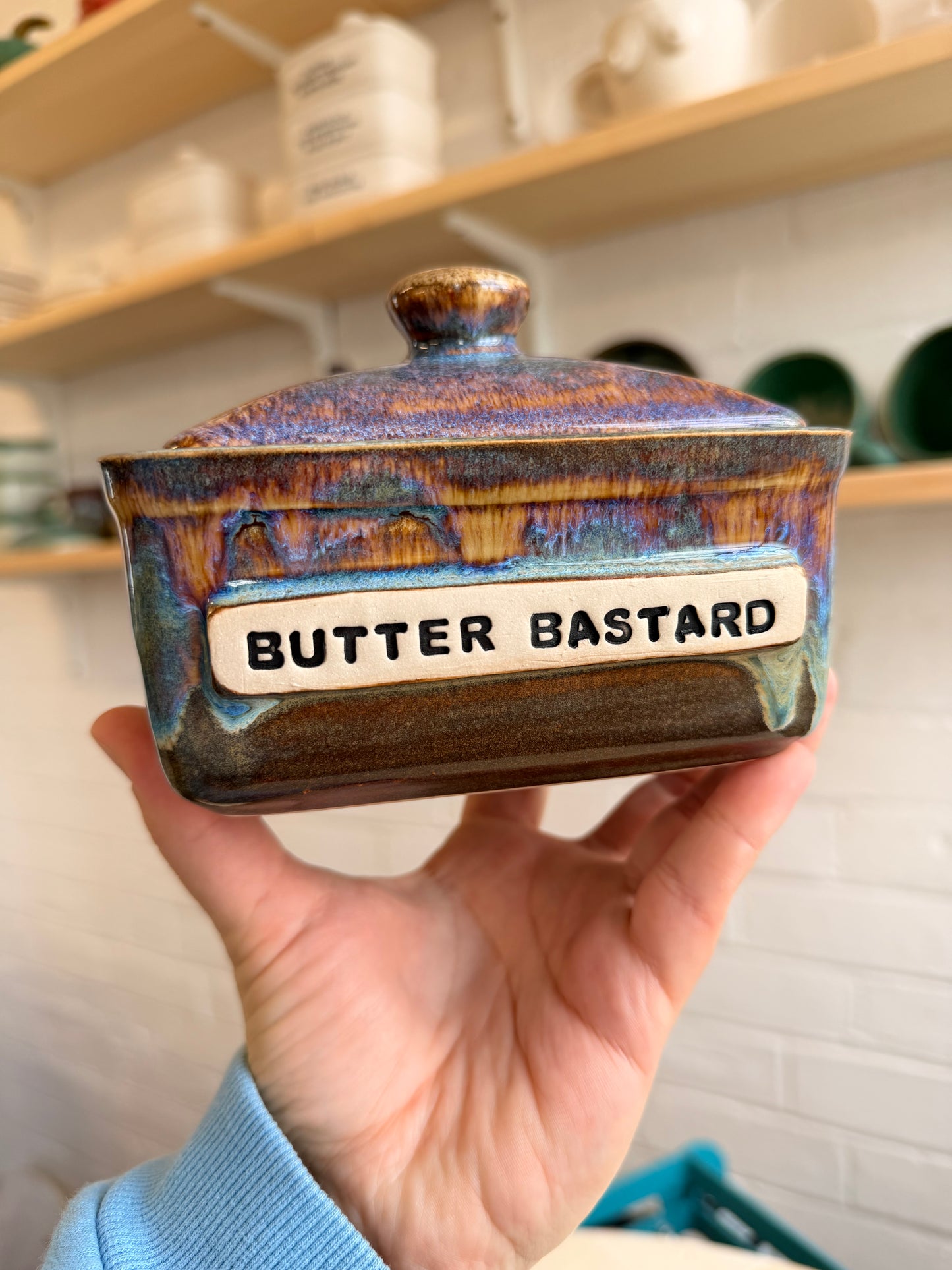 Studio Bitches Rustic Butter Dish - BUTTER BASTARD