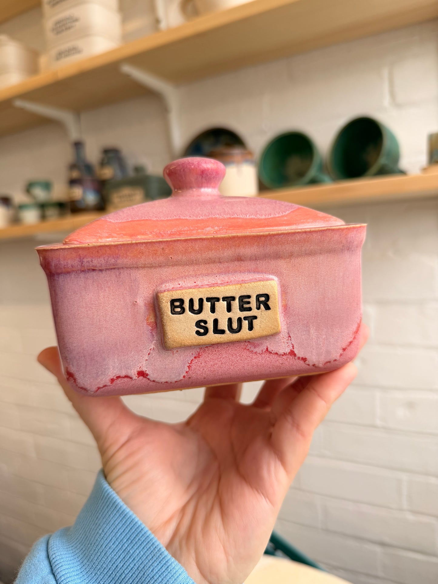 Studio Bitches Rustic Butter Dish - BUTTER SLUT