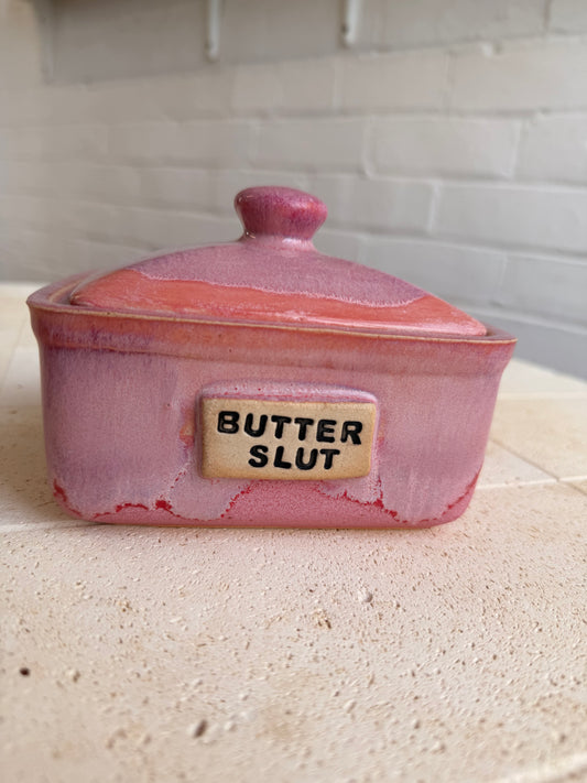 Studio Bitches Rustic Butter Dish - BUTTER SLUT