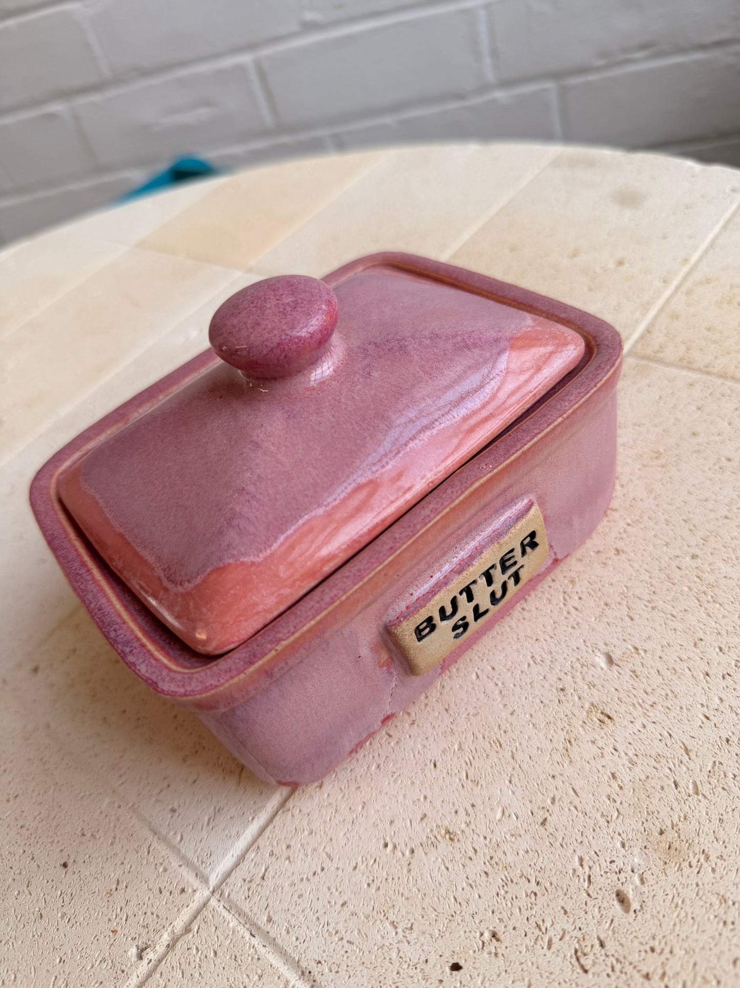 Studio Bitches Rustic Butter Dish - BUTTER SLUT