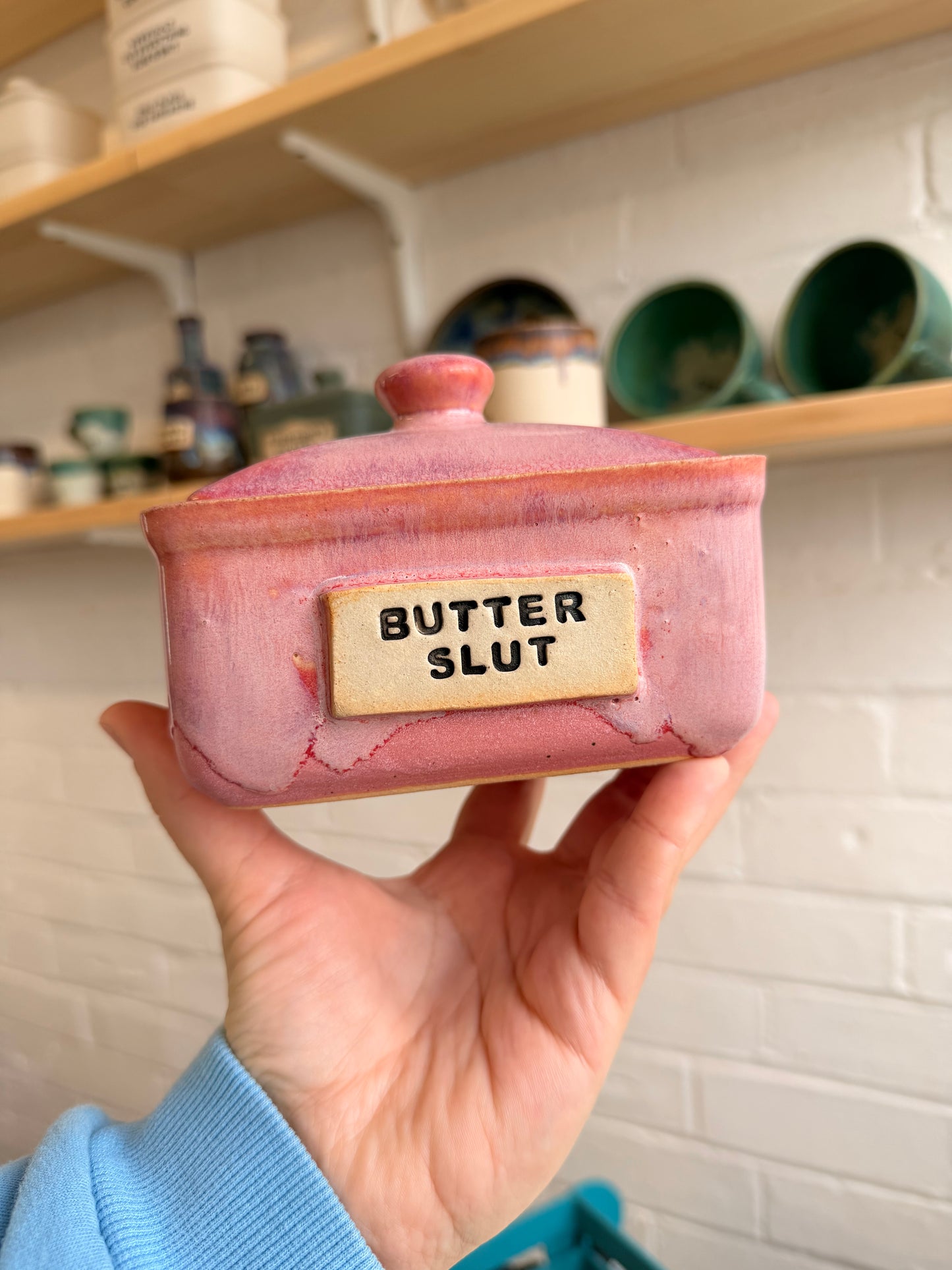 Studio Bitches Rustic Butter Dish - BUTTER SLUT
