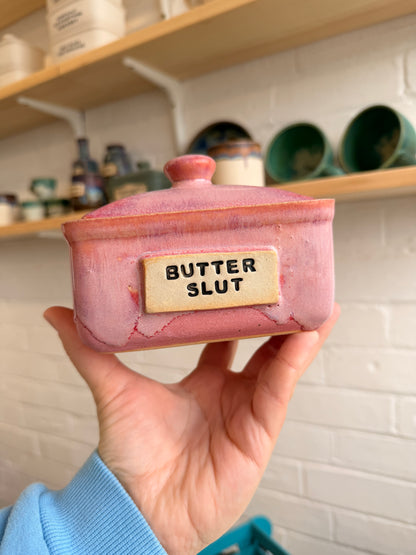 Studio Bitches Rustic Butter Dish - BUTTER SLUT