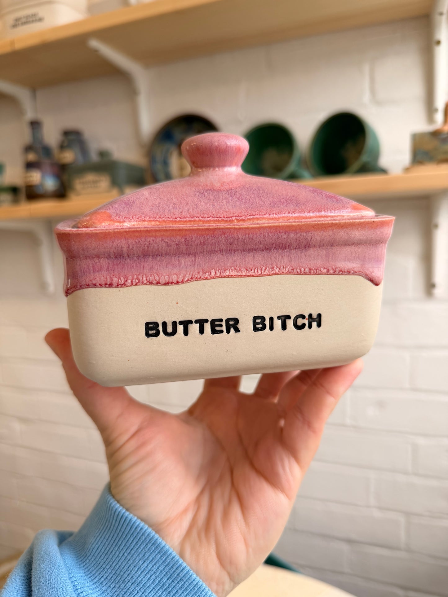 Studio Bitches Rustic Butter Dish - BUTTER BITCH