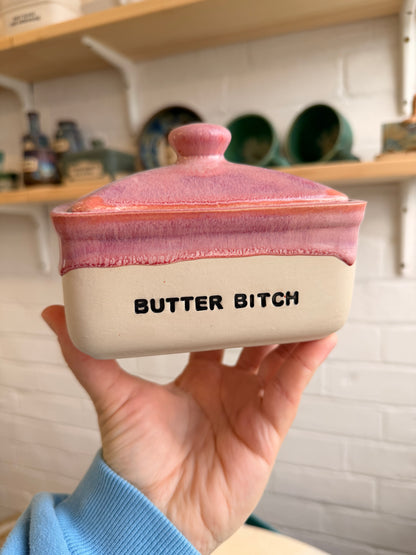 Studio Bitches Rustic Butter Dish - BUTTER BITCH