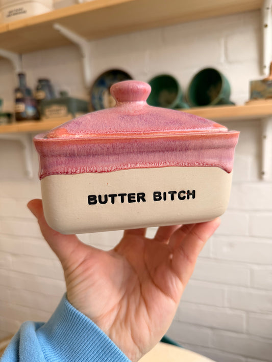 Studio Bitches Rustic Butter Dish - BUTTER BITCH