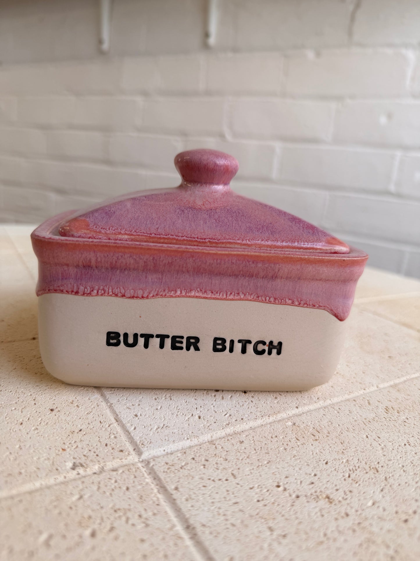 Studio Bitches Rustic Butter Dish - BUTTER BITCH