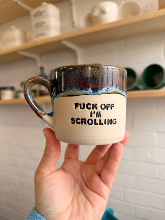 FCOFFFF Mug - FUCK OFF I'M SCROLLING