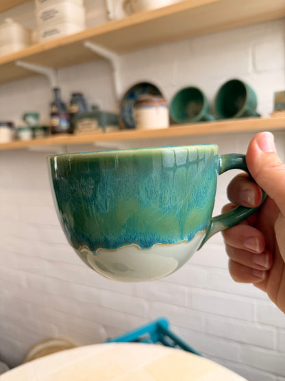 Handmade Sweary Jumbo Janice Mug  - FANCY A BUM?