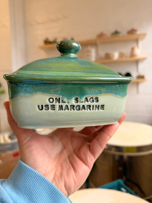SECONDS Handmade Butter Dish
