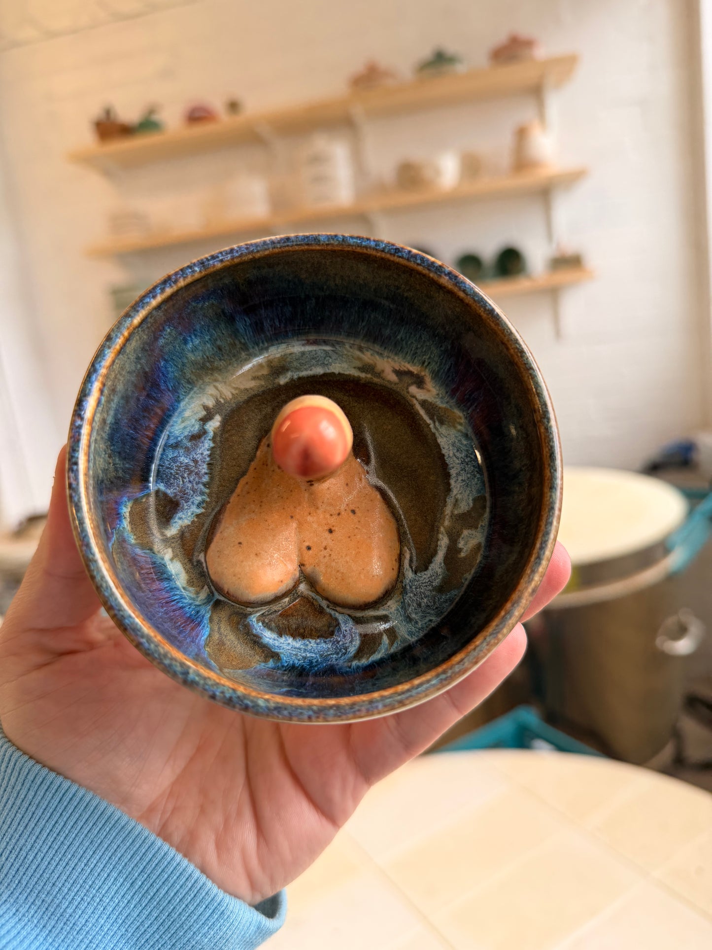 SECONDS Handmade Willy Snack Bowl